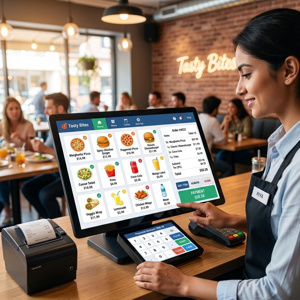 Tasty Bites POS - Restaurant billing and inventory software by Bengal Tech Kolkata